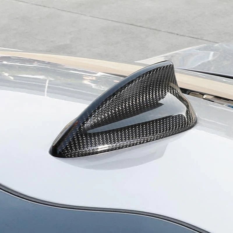 Load image into Gallery viewer, BMW E46 E60 E90 E92 F20 F30 F10 F34 G30 M2 F15 F16 Carbon Fiber Shark Fin Antenna - FSPE