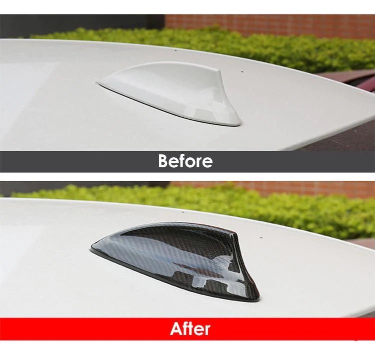 Load image into Gallery viewer, BMW E46 E60 E90 E92 F20 F30 F10 F34 G30 M2 F15 F16 Carbon Fiber Shark Fin Antenna - FSPE