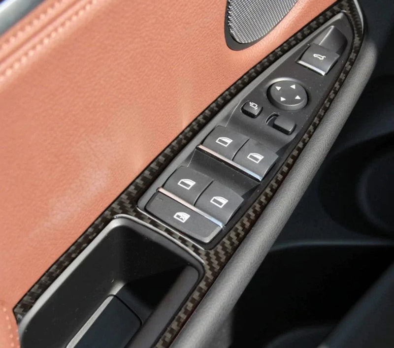 Load image into Gallery viewer, BMW F15 F16 X5 X6 (2014-2017) Carbon Fiber Window Surround Trim - FSPE