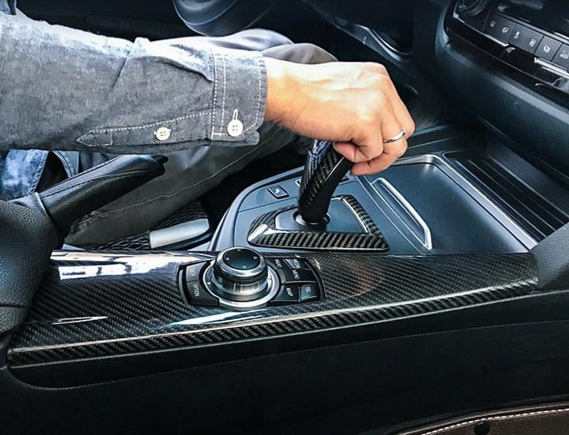 Load image into Gallery viewer, BMW F30 F31 F32 F34 F36 LHD Carbon Fiber Multimedia Panel Trim - FSPE