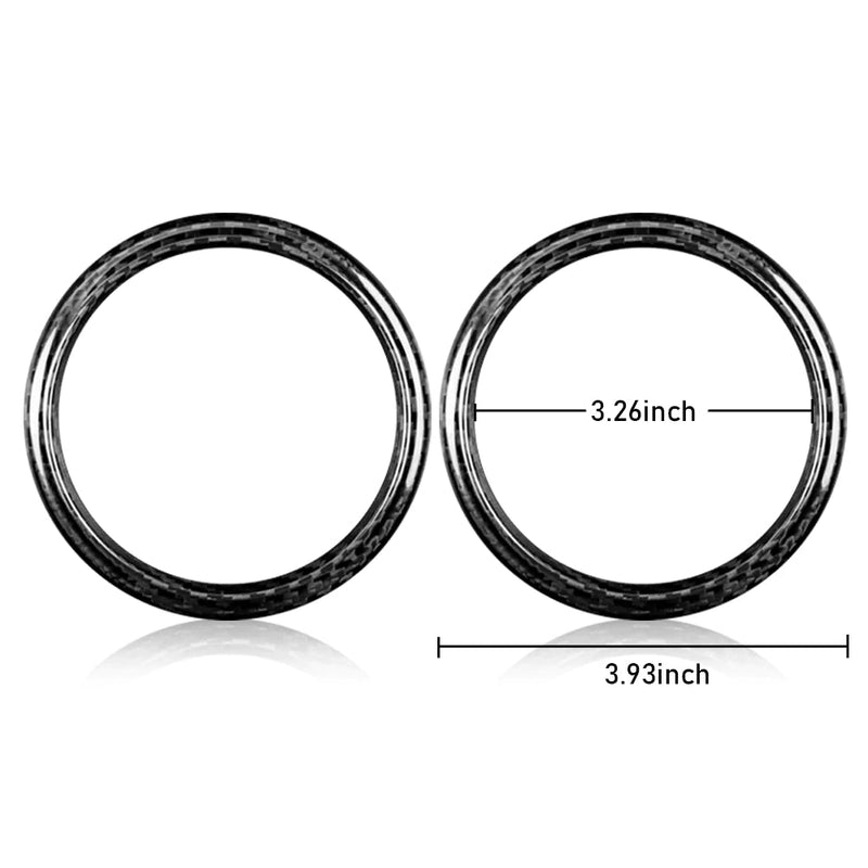Load image into Gallery viewer, BRZ / Toyota 86 (2013-2020) Carbon Fiber Air Conditioning Outlet Vent Circle Trims - FSPE