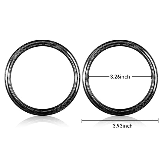 BRZ / Toyota 86 (2013-2020) Carbon Fiber Air Conditioning Outlet Vent Circle Trims - FSPE