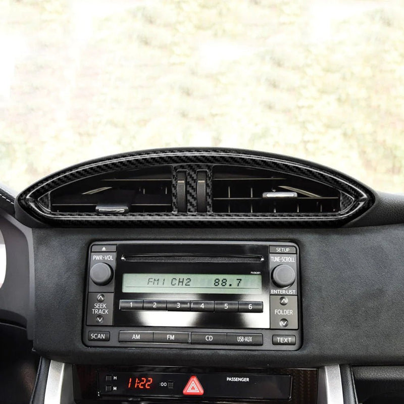 Load image into Gallery viewer, BRZ / Toyota 86 (2013-2020) Carbon Fiber Central Control Air Outlet Trim - FSPE