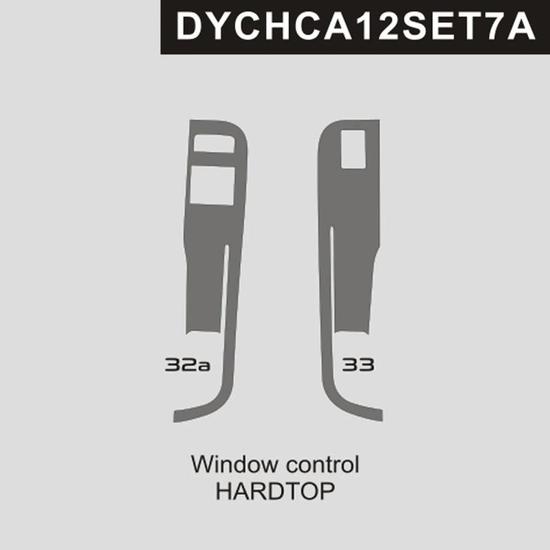 Load image into Gallery viewer, Chevrolet Camaro (2012-2015) Carbon Fiber Door Switches Control Trim - FSPE