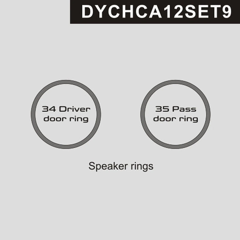 Load image into Gallery viewer, Chevrolet Camaro (2012-2015) Carbon Fiber Speaker Door Rings Trim - FSPE