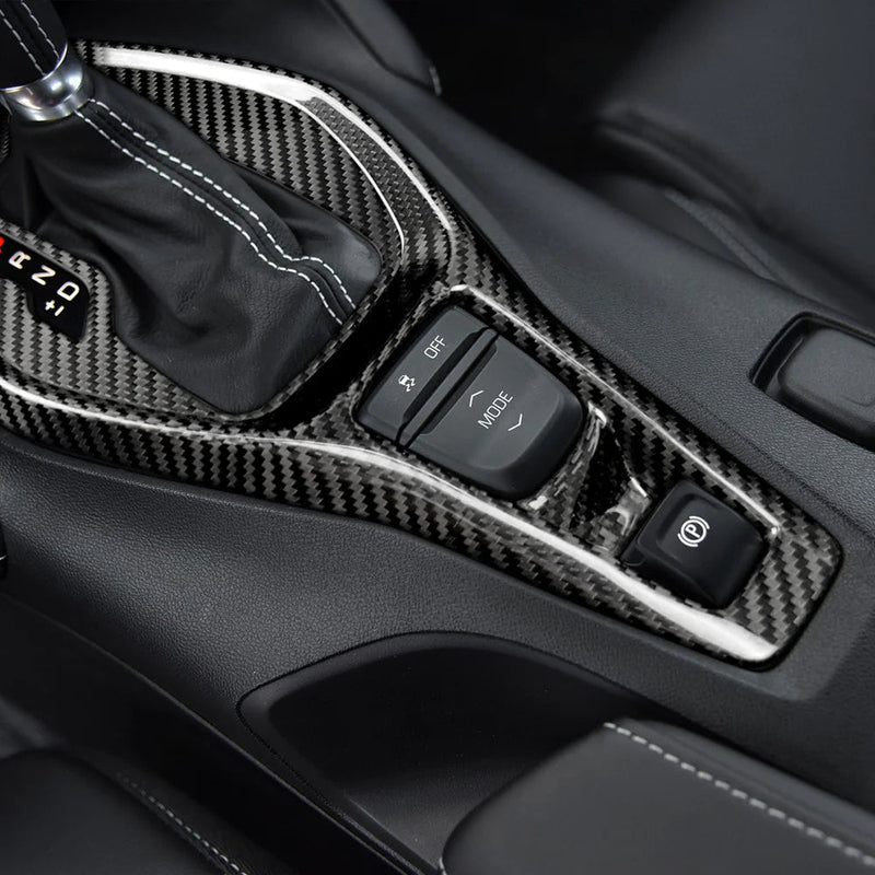 Load image into Gallery viewer, Chevrolet Camaro (2016-2021) Carbon Fiber Center Console Trim - FSPE