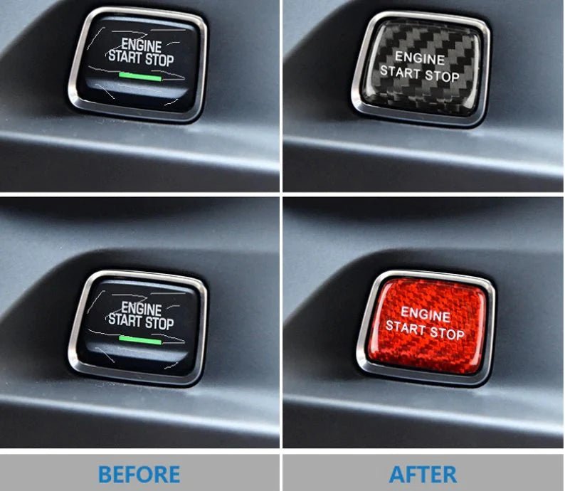 Load image into Gallery viewer, Chevrolet Camaro (2016-2021) Carbon Fiber Engine Start/Stop Button Trim - FSPE