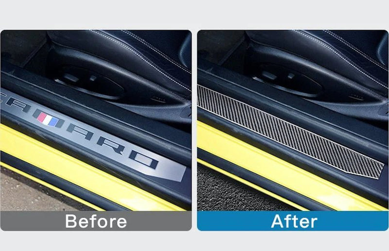 Load image into Gallery viewer, Chevrolet Camaro (2016-2021) Carbon Fiber Interior Door Seal Trim - FSPE