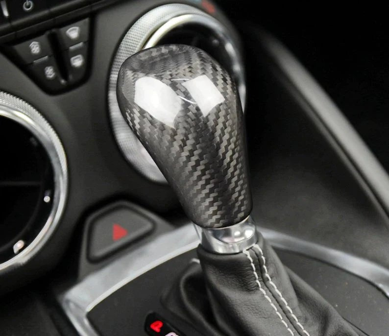 Load image into Gallery viewer, Chevrolet Camaro (2016-2021) Carbon Fiber Shift Knob Overlay Trim - FSPE