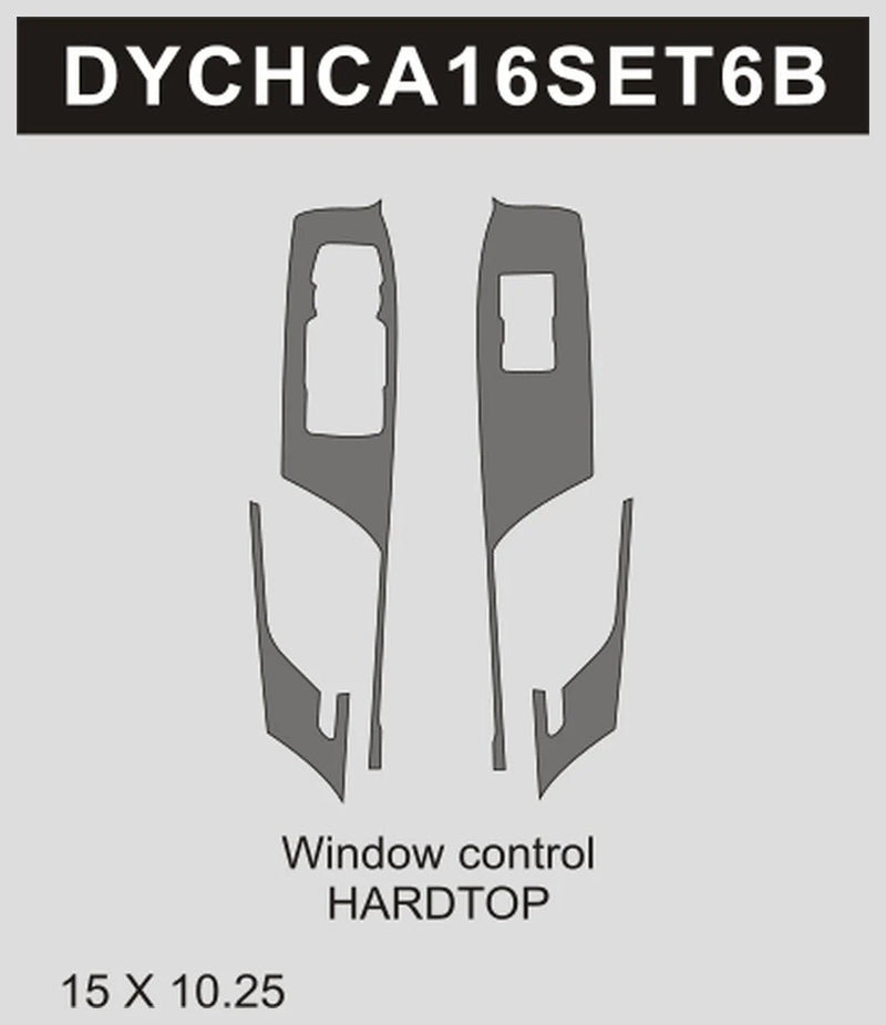 Load image into Gallery viewer, Chevrolet Camaro (2016-2021) Carbon Fiber Window Control Trims - FSPE