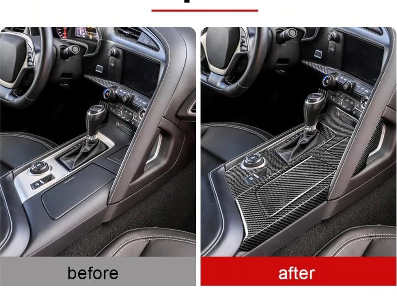 Load image into Gallery viewer, Chevrolet Corvette (2014-2019) Carbon Fiber Center Console Trim - FSPE