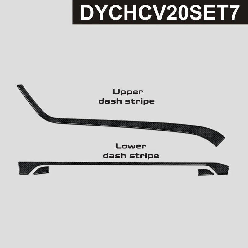 Load image into Gallery viewer, Chevrolet Corvette (2020-2023) Carbon Fiber Console Switches & Upper Trims - FSPE