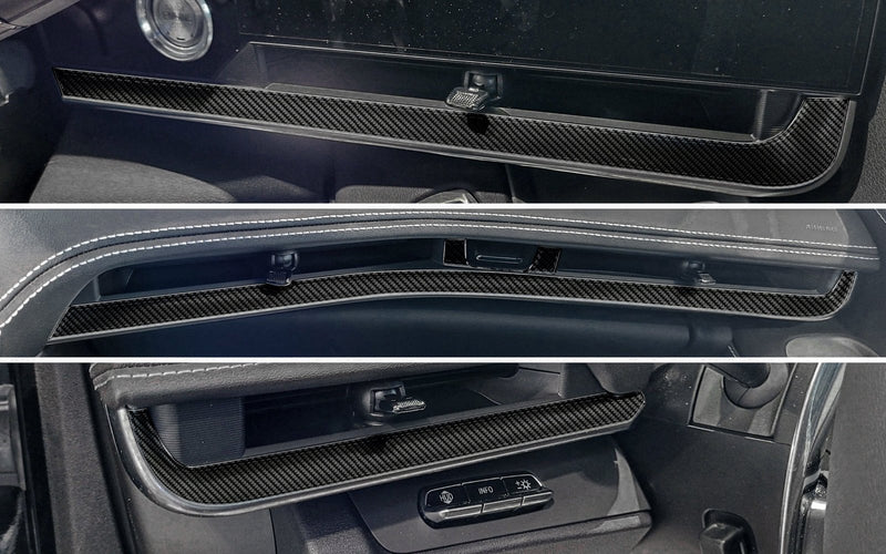 Load image into Gallery viewer, Chevrolet Corvette (2020-2023) Carbon Fiber Dash Trims - FSPE