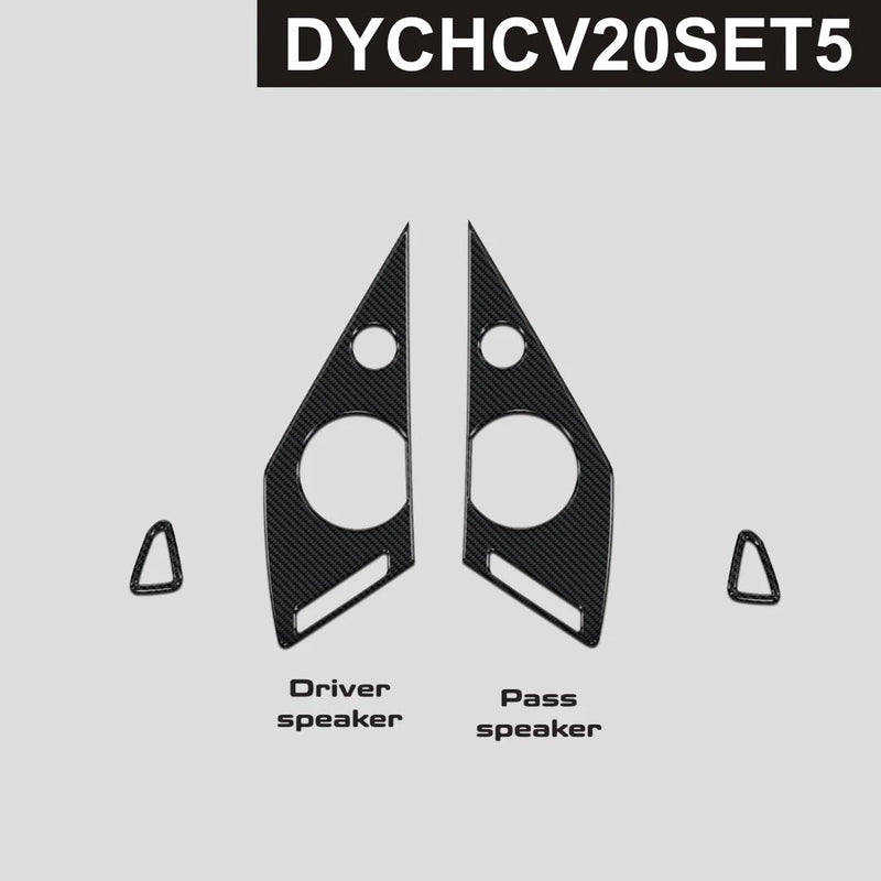 Load image into Gallery viewer, Chevrolet Corvette (2020-2023) Carbon Fiber Door Speakers Trim - FSPE