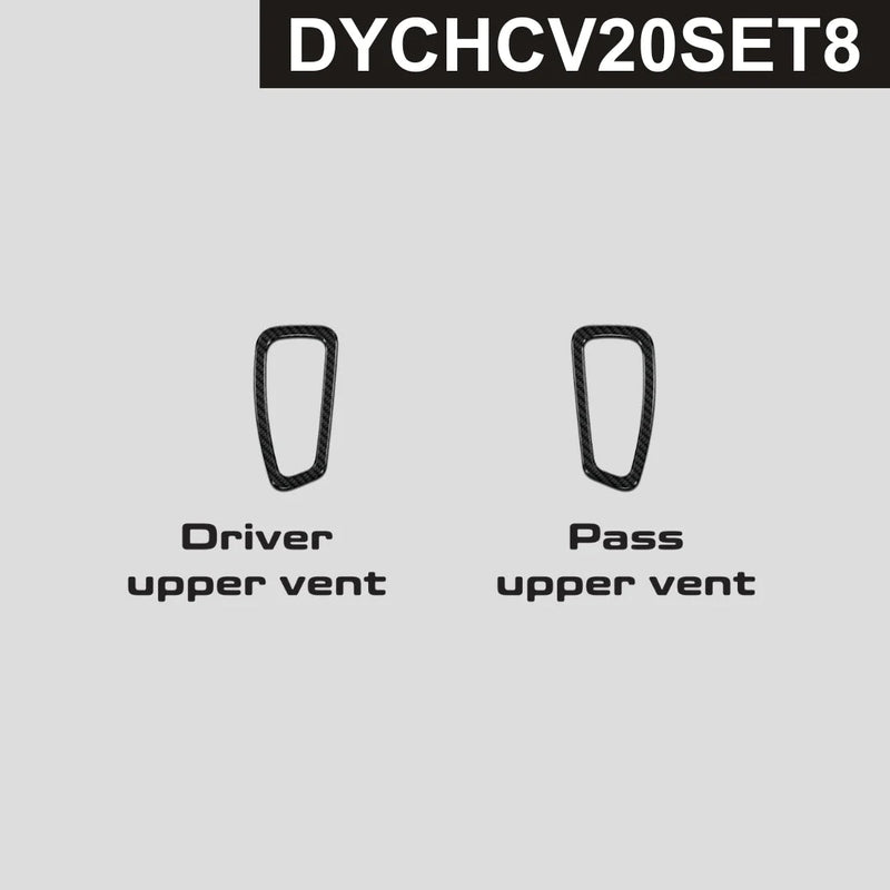 Load image into Gallery viewer, Chevrolet Corvette (2020-2023) Carbon Fiber Upper Vents Trim - FSPE