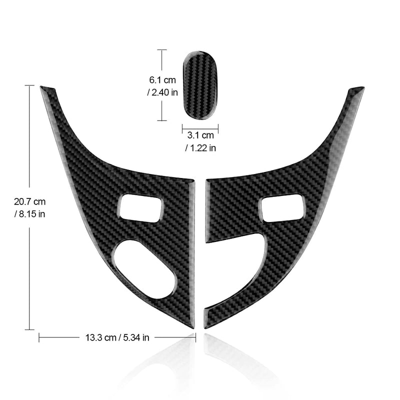 Load image into Gallery viewer, Chevrolet Corvette C6 (2005-2007) Carbon Fiber Door Lock Control Trims - FSPE