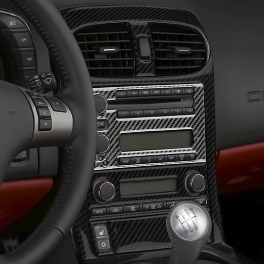 Chevrolet Corvette C6 (2005-2007) Carbon Fiber Navigation System Control Panel Trim - FSPE