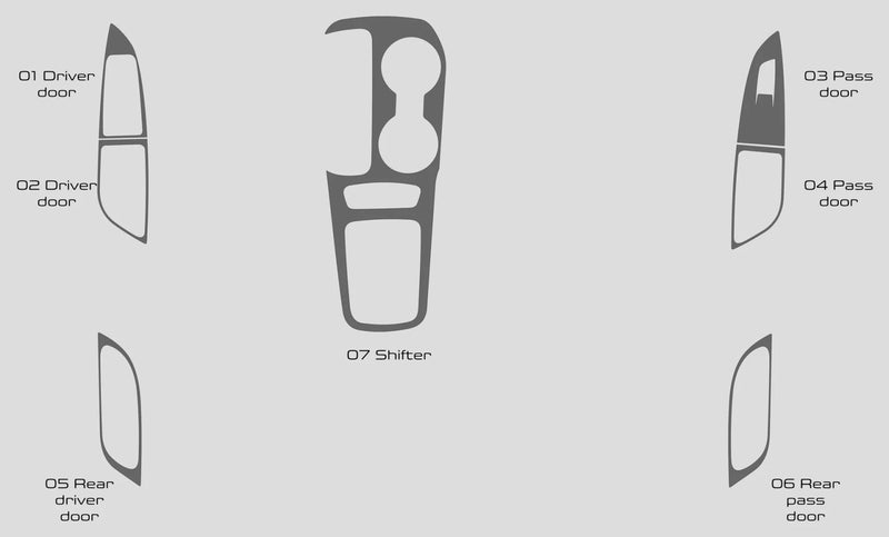 Load image into Gallery viewer, Chevrolet Cruze Limited (2016-2019) Carbon Fiber Full Set Trims - FSPE