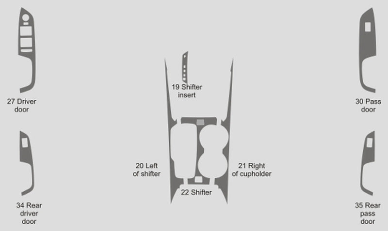 Load image into Gallery viewer, Chevrolet Equinox SUV (2010-2017) Carbon Fiber Full Set Trims - FSPE