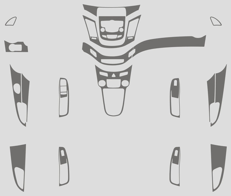 Load image into Gallery viewer, Chevrolet Orlando (2012-2016) Carbon Fiber Full Set Trims - FSPE