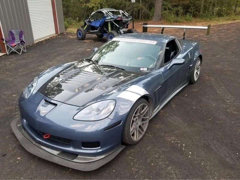 Load image into Gallery viewer, Corvette C6 / Z06 Rocket Nose Splitter + Mounts (2005-2013) - FSPE