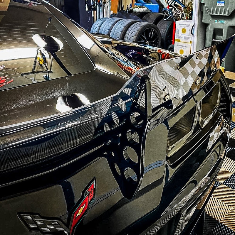 Load image into Gallery viewer, Corvette C7 Z06 Spoiler Extension by KD (2015-2019) - FSPE