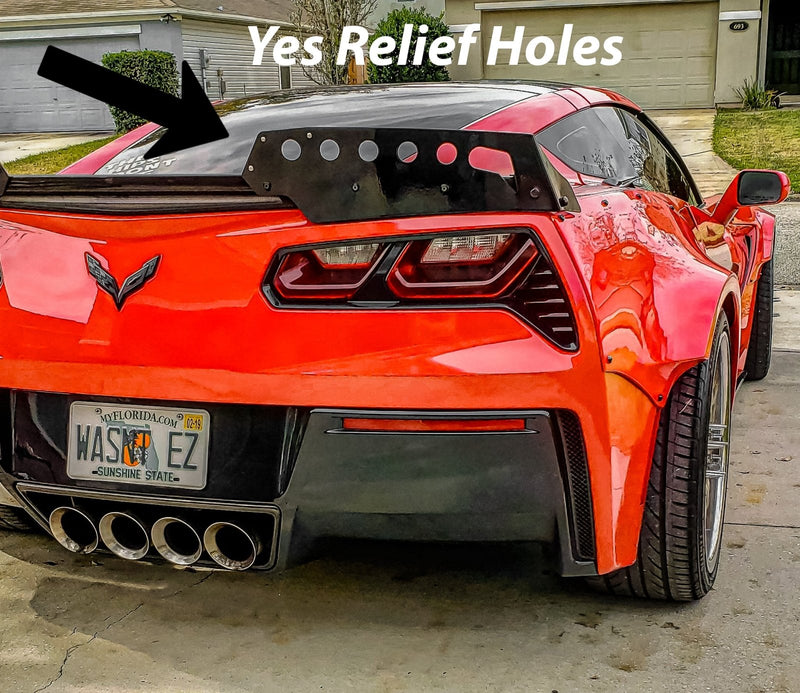 Load image into Gallery viewer, Corvette C7 Z06 Spoiler Extension by KD (2015-2019) - FSPE