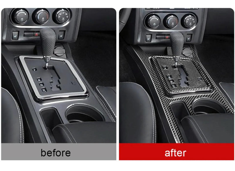 Load image into Gallery viewer, Dodge Challenger (2008-2014) Carbon Fiber Center Console Trim Kit - FSPE