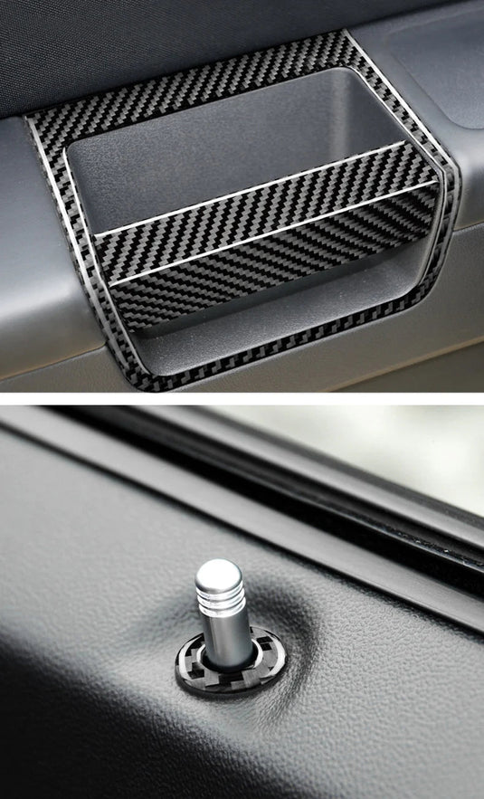 Dodge Challenger (2008-2014) Carbon Fiber Full Door Trim Kit - FSPE