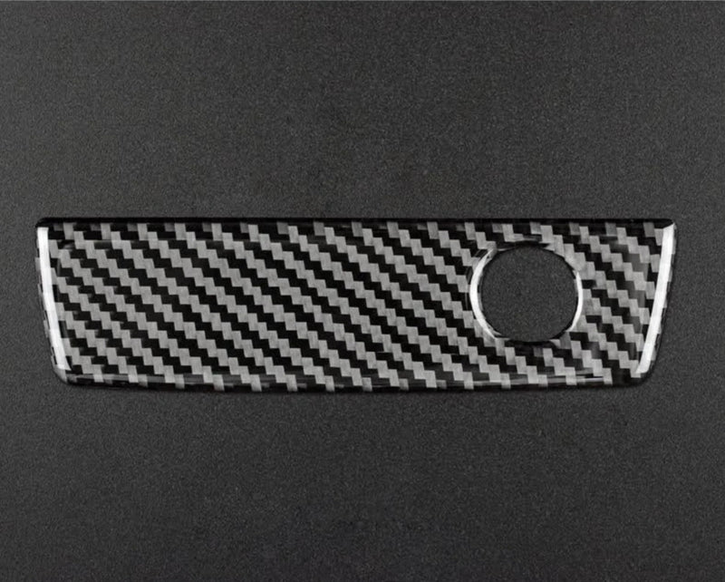 Load image into Gallery viewer, Dodge Challenger (2008-2014) Carbon Fiber Glove Box Handle Overlay Trim - FSPE