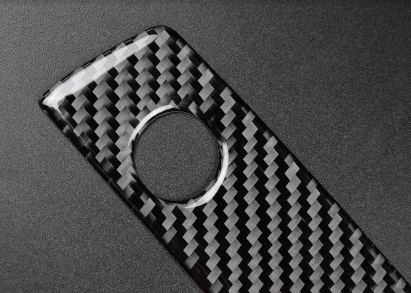 Load image into Gallery viewer, Dodge Challenger (2008-2014) Carbon Fiber Glove Box Handle Overlay Trim - FSPE