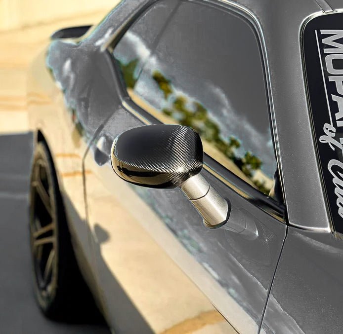Load image into Gallery viewer, Dodge Challenger (2015-2021) Carbon Fiber Mirror Covers (pair) - FSPE