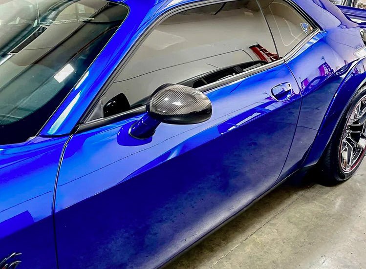 Load image into Gallery viewer, Dodge Challenger (2015-2021) Carbon Fiber Mirror Covers (pair) - FSPE