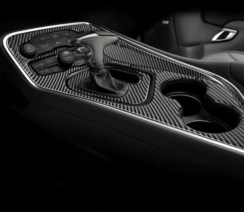 Load image into Gallery viewer, Dodge Challenger (2015-2022) Carbon Fiber Full Center Console Trim Kit - FSPE