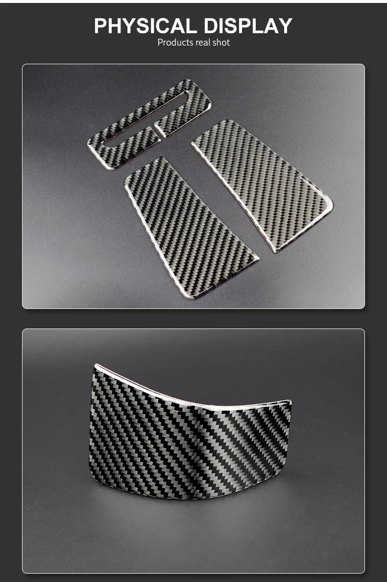 Load image into Gallery viewer, Dodge Challenger (2015-2022) Carbon Fiber Seat Belt Frame Panel Overlay Trim - FSPE