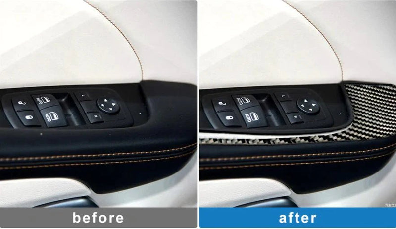 Load image into Gallery viewer, Dodge Challenger (2015-2023) Carbon Fiber Armrest Panel Trim - FSPE