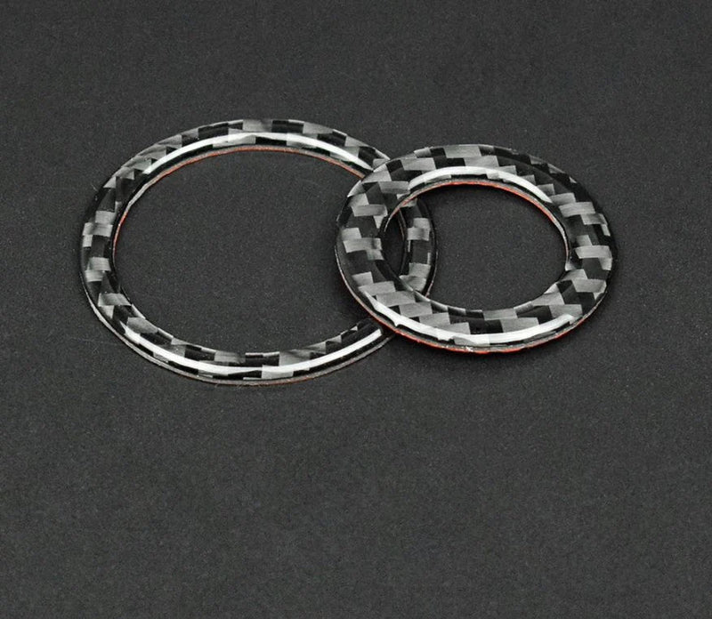 Load image into Gallery viewer, Dodge Challenger (2015-2023) Carbon Fiber Car Engine Start/Stop Button Trim - FSPE