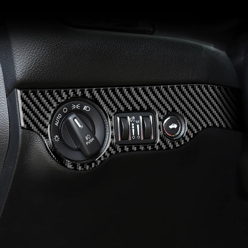 Load image into Gallery viewer, Dodge Challenger (2015-2023) Carbon Fiber Co-Pilot Storage Box Frame Trim - FSPE