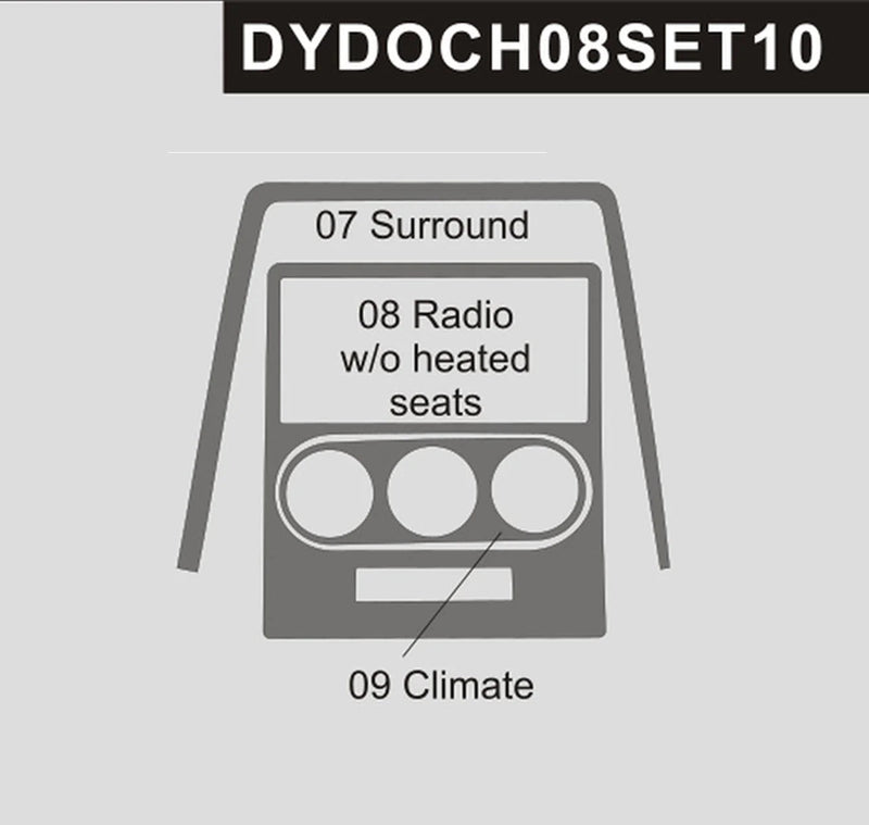 Load image into Gallery viewer, Dodge Challenger (2015-2023) Carbon Fiber Radio & Climate Control Trim - FSPE