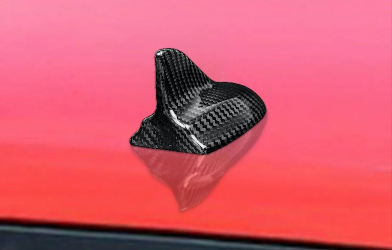 Load image into Gallery viewer, Dodge Challenger (2015-2023) Carbon Fiber Shark Fin Antenna Cover - FSPE