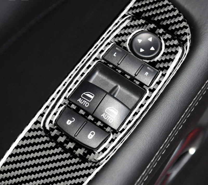 Load image into Gallery viewer, Dodge Challenger (2015-2023) Carbon Fiber Window Control Trim - FSPE