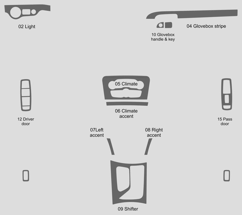 Load image into Gallery viewer, Dodge Charger (2015-2023) Carbon Fiber Full Trim Kit - FSPE