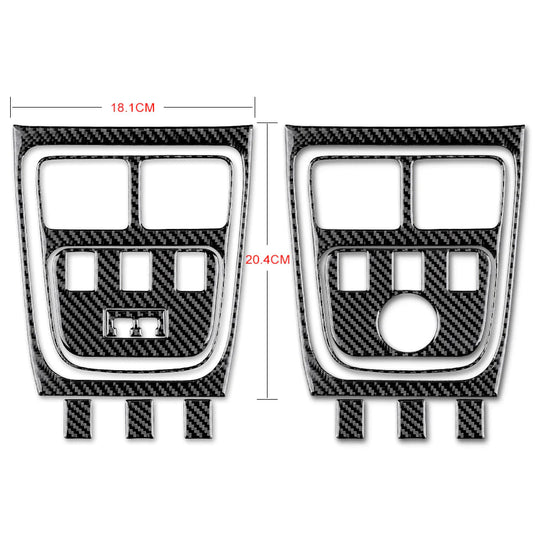 Dodge Charger (2015-2023) Carbon Fiber Rear Center Outlet Trim Kit - FSPE