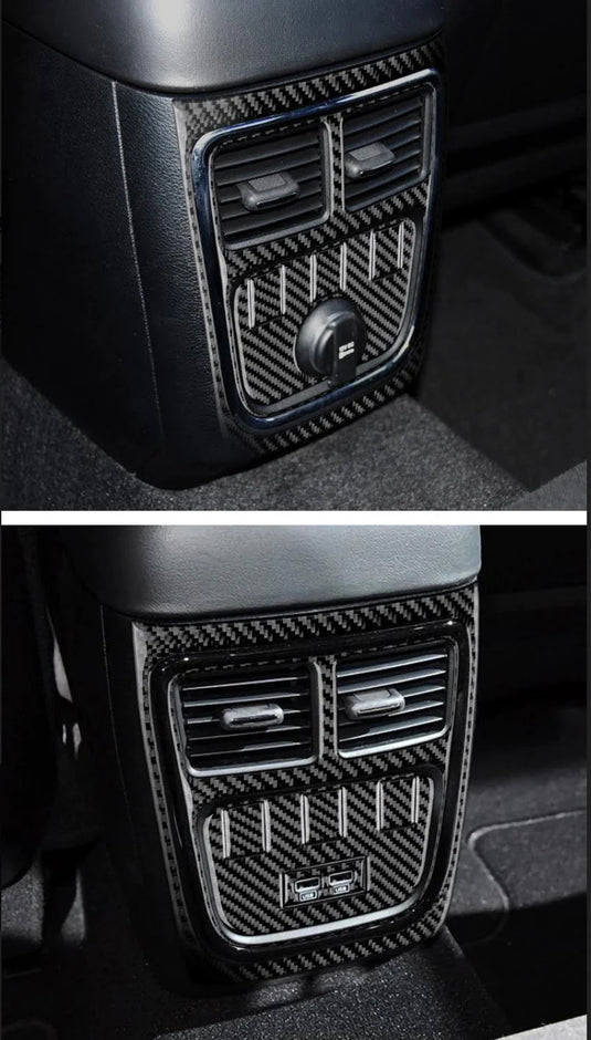 Dodge Charger (2015-2023) Carbon Fiber Rear Center Outlet Trim Kit - FSPE