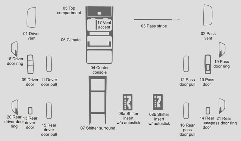 Load image into Gallery viewer, Dodge Journey (2009-2010) Carbon Fiber Full Set Trim - FSPE