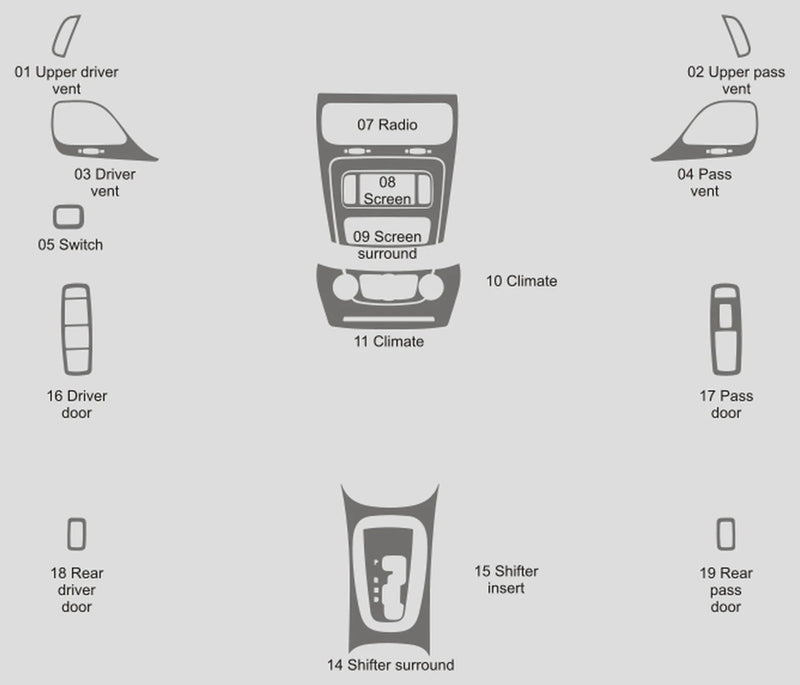 Load image into Gallery viewer, Dodge Journey (2011-2020) Carbon Fiber Full Set Trim - FSPE