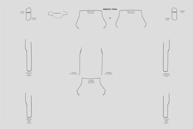 Load image into Gallery viewer, Dodge Ram 1500 Quad Cab (2019-2020) Carbon Fiber Full Set Trims - FSPE