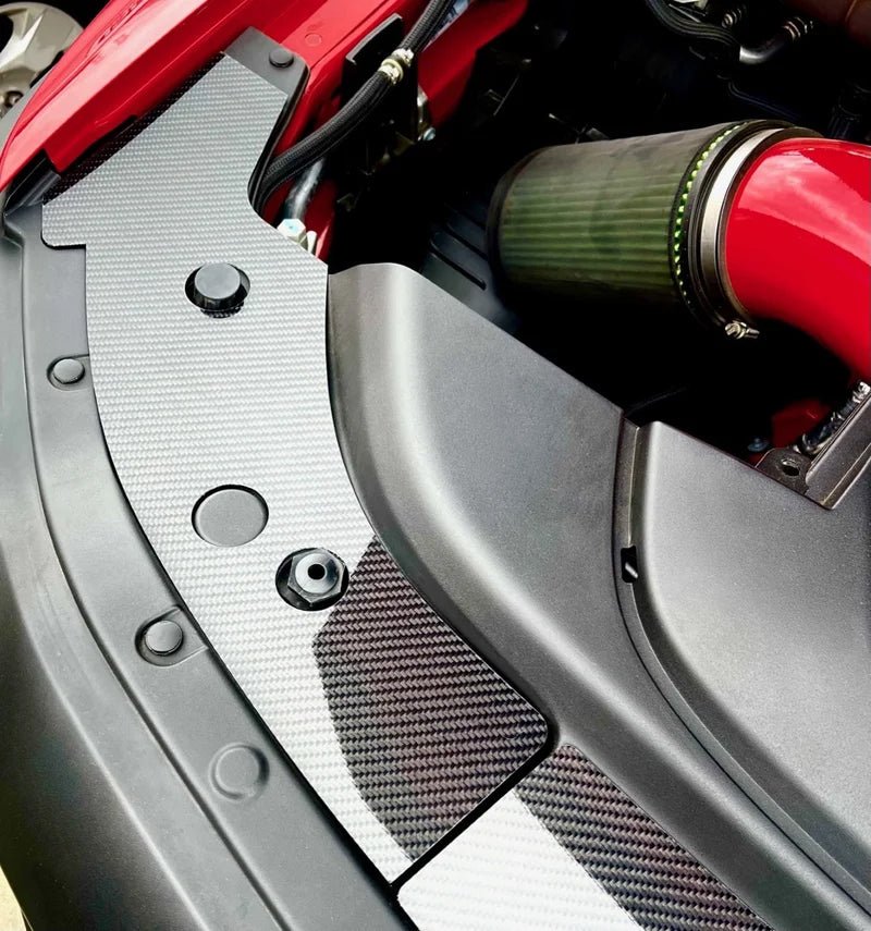 Load image into Gallery viewer, DODGE RAM TRX 1500 (2019-2022) Aluminum / Carbon Fiber Radiator Cover - FSPE