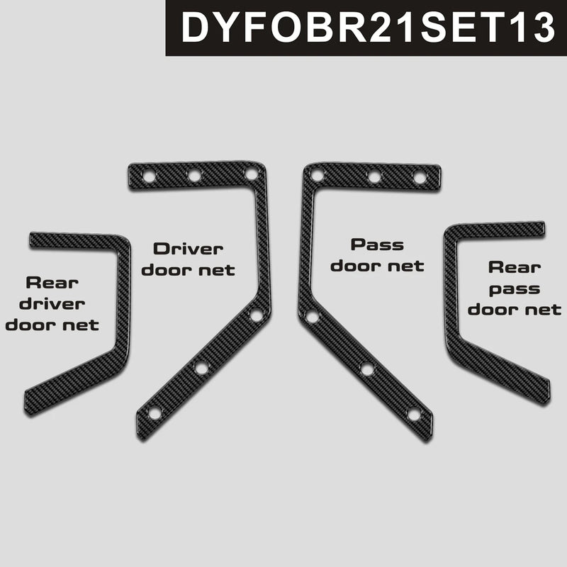 Load image into Gallery viewer, Ford Bronco (2021-2023) Carbon Fiber Door Net Compartments - FSPE