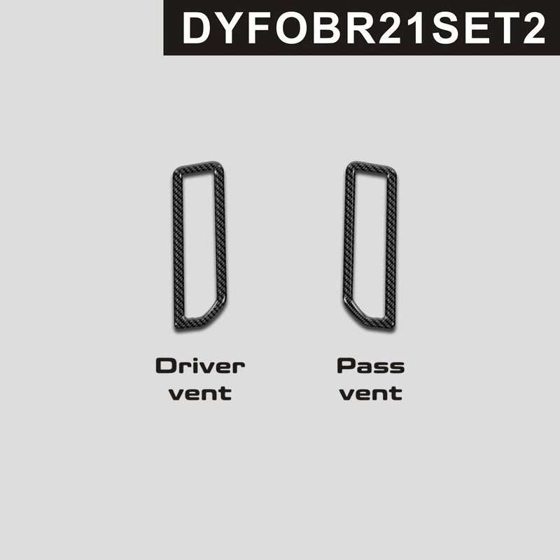 Load image into Gallery viewer, Ford Bronco (2021-2023) Carbon Fiber Upper Driver And Passenger Vents - FSPE